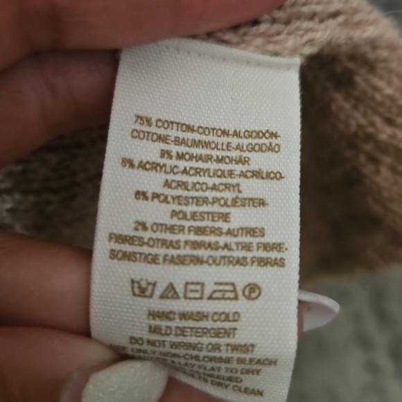 Free People Womens Color Blocked Lake Tahoe Knit Long Sleeve Cardigan M - Picture 9 of 11